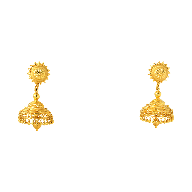 GUINEA GOLD JHUMKA