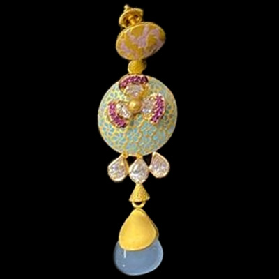 GUINEA 22k GOLD CLASSIC DESIGN LONG NECKLACE SET