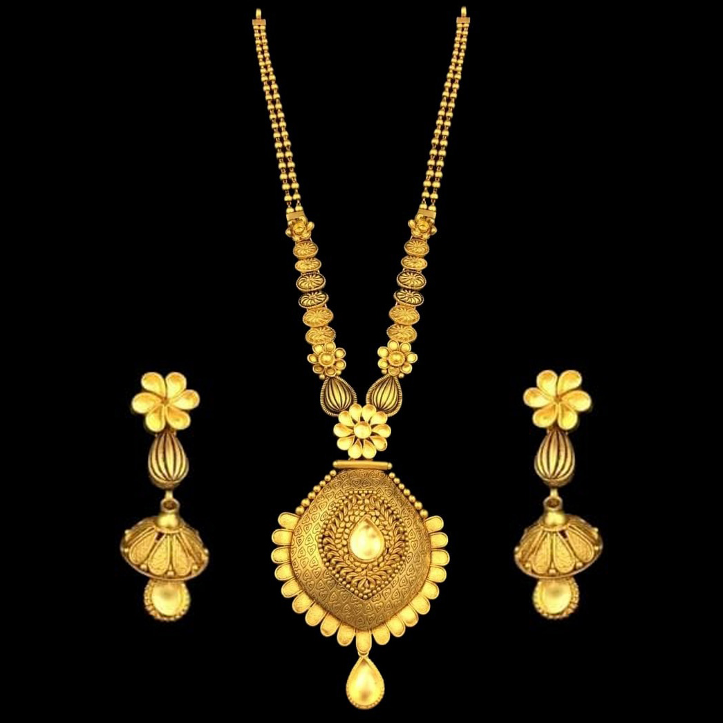 GUINEA GOLD NECKLACE SET