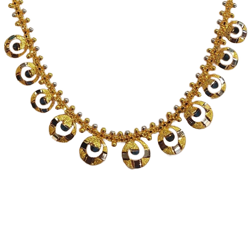 Guinea 22k Light Weight Gold Necklace Set