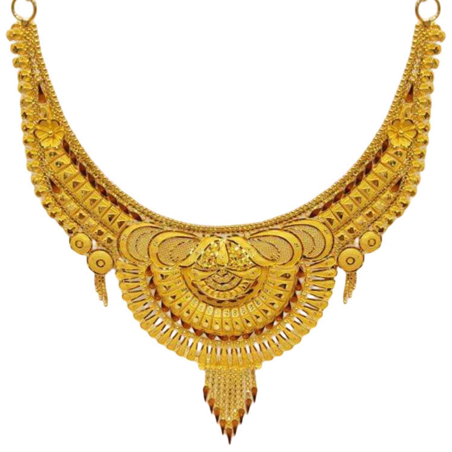 GUINEA 22k GOLD TRADITIONAL NECKLACE SET