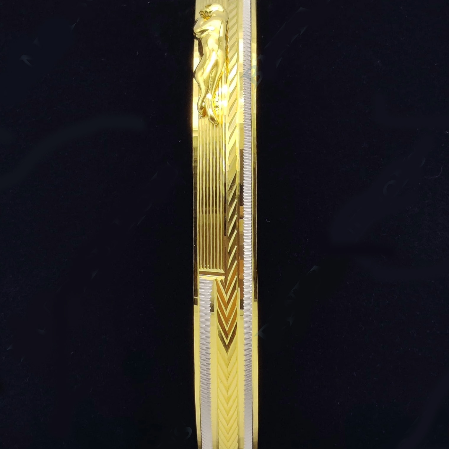 Guinea 22k Gold Men's Punjabi Kada