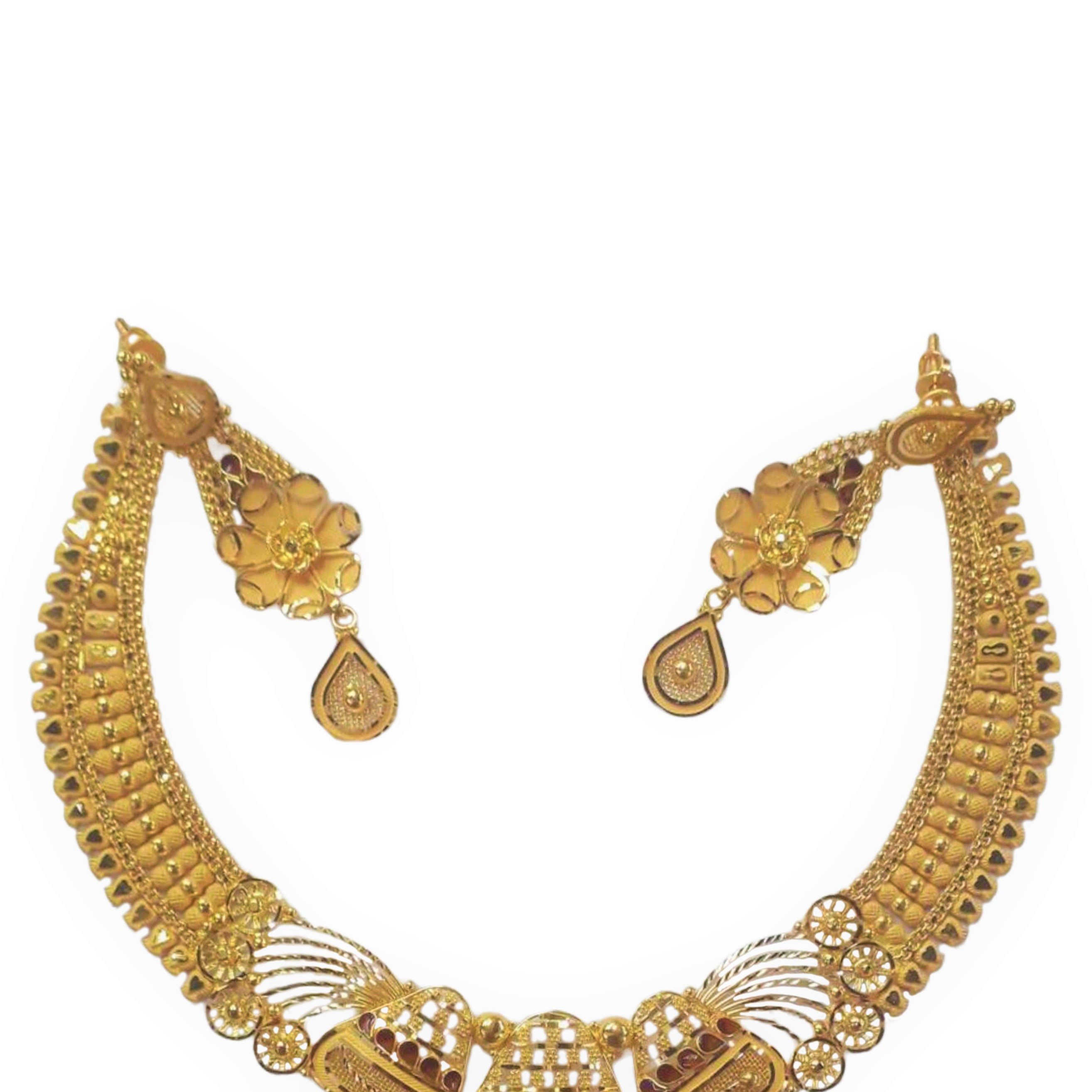 GUINEA 22k GOLD NECKLACE SET