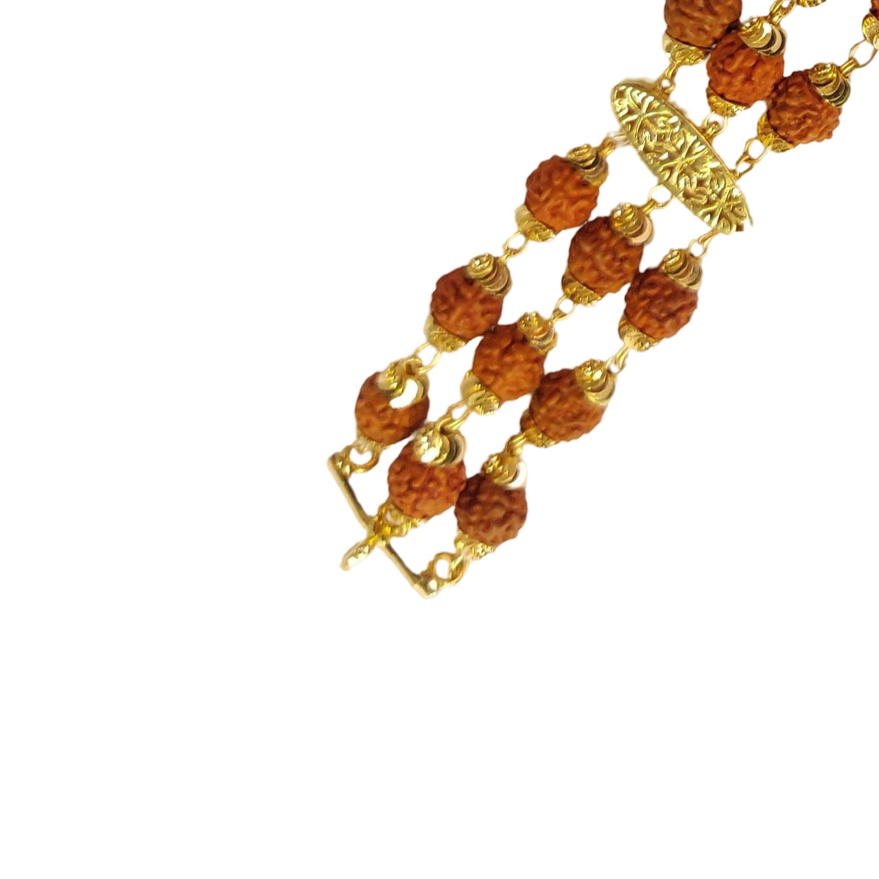 GUINEA 22K Gold Modern Rudraksha Bracelet