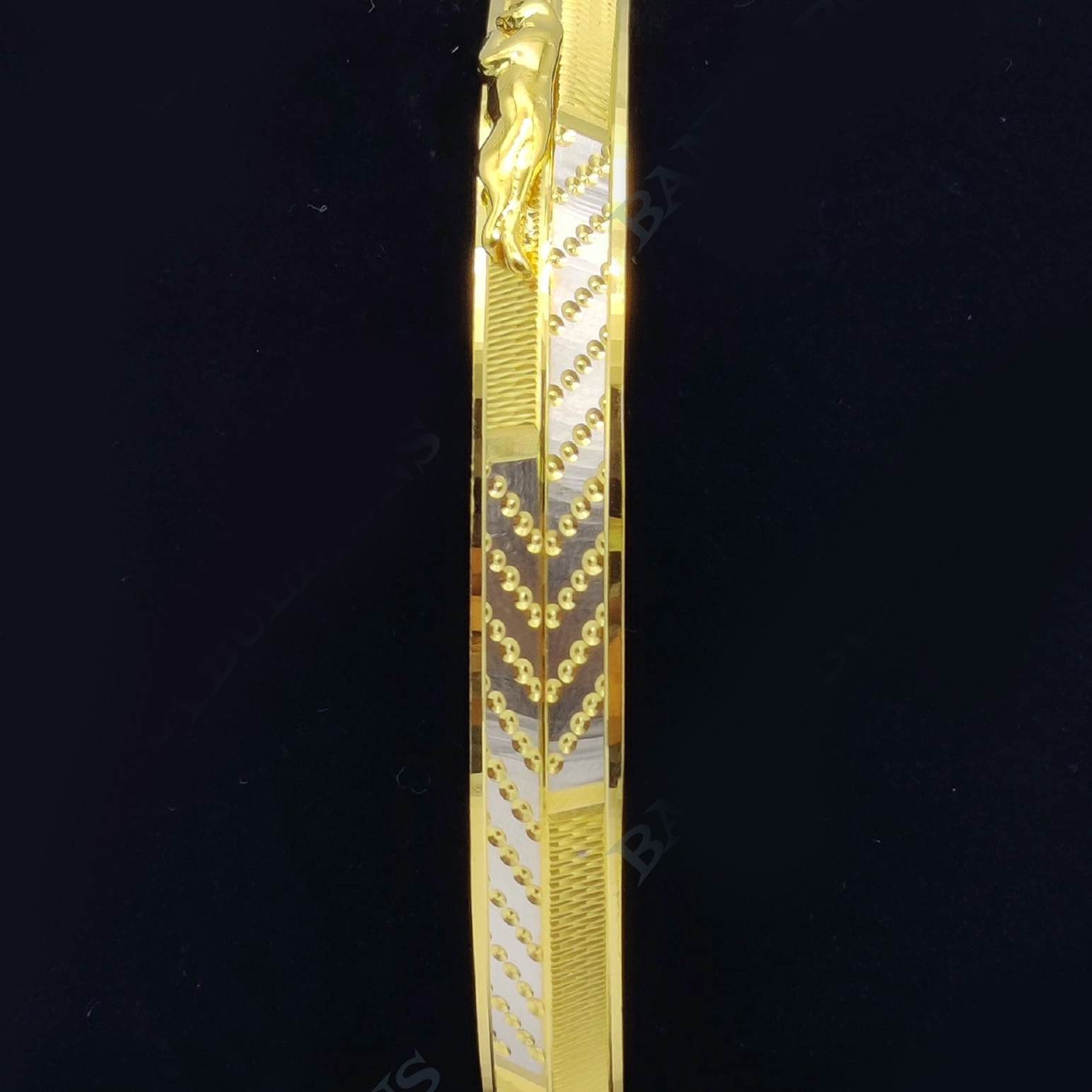 Guinea 22k Gold Men's Punjabi Kada