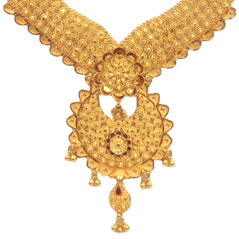 GUINEA 22k GOLD TRADITIONAL NECKLACE SET