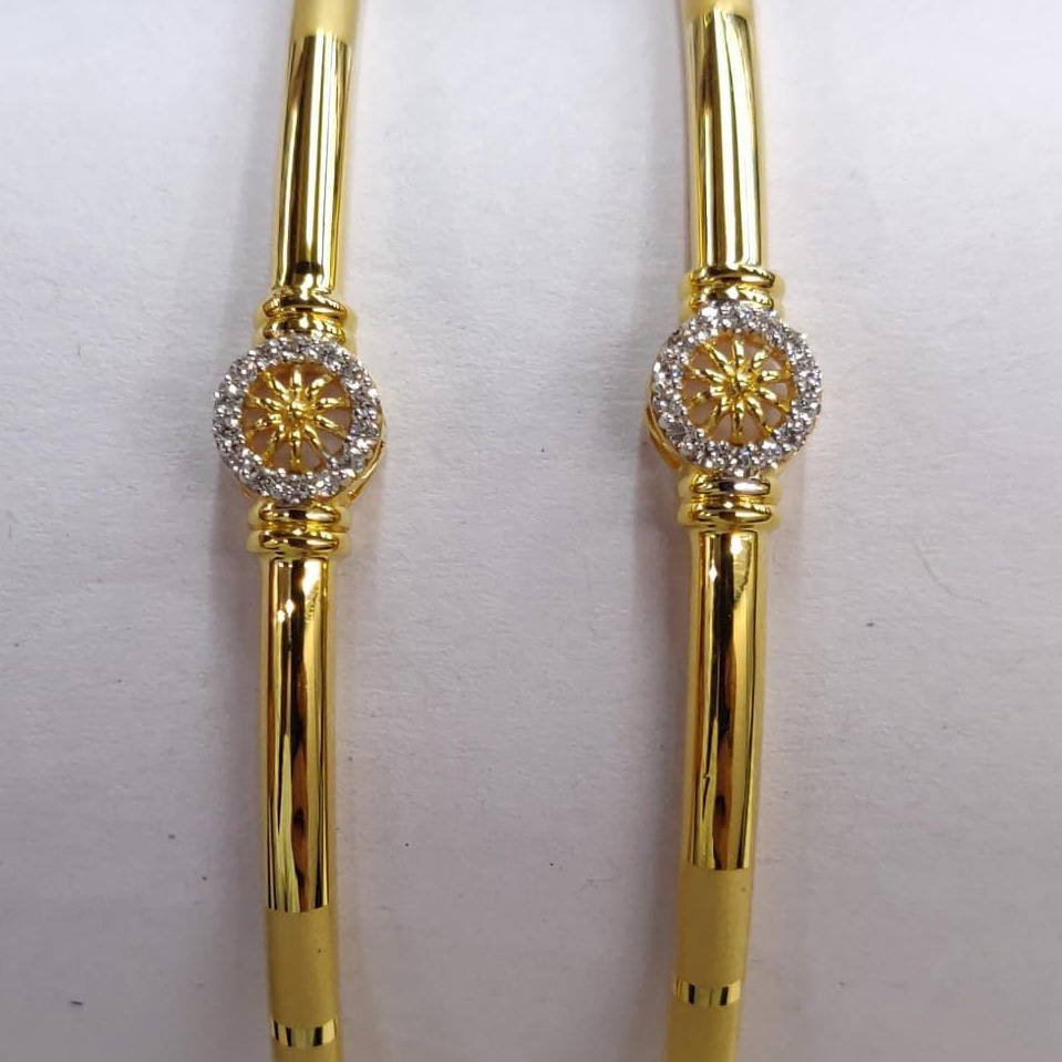 Guinea 22k Gold Traditional Casual Party Wedding Wear Original Hand Work Bangles