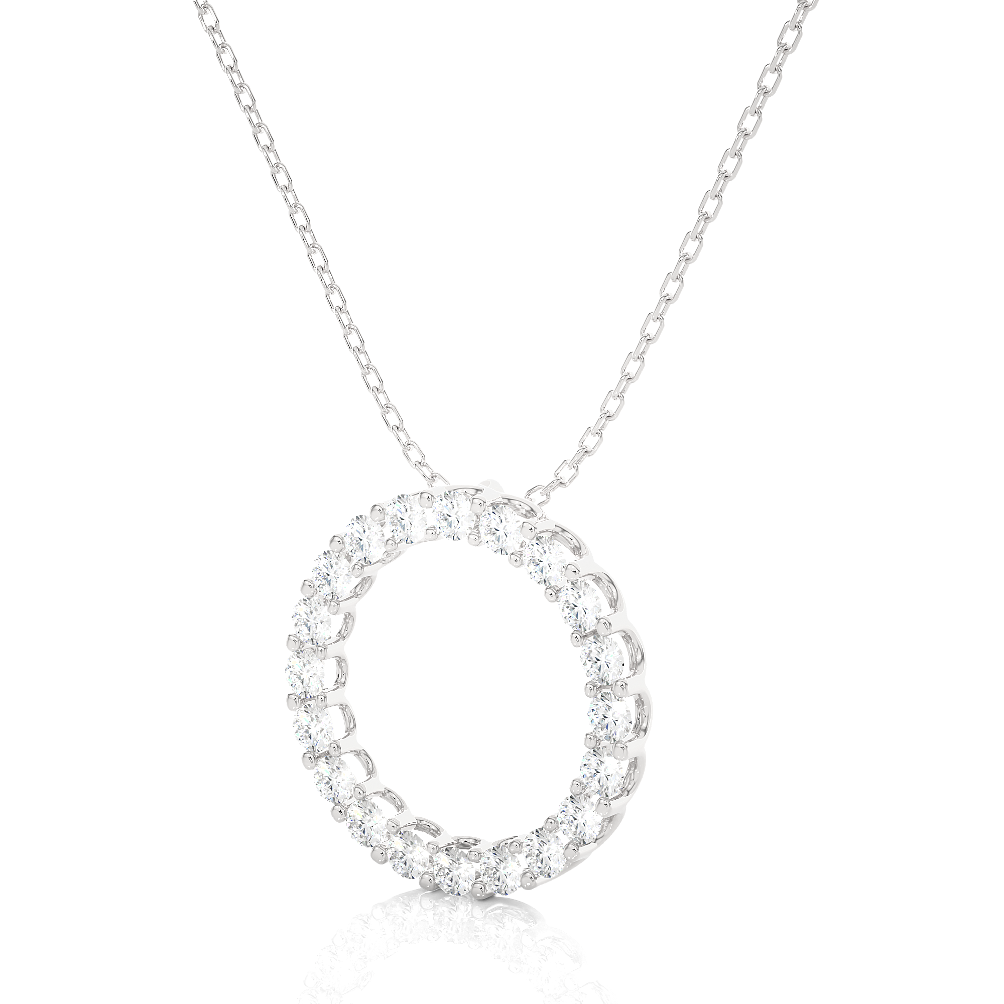 GUINEA DIAMOND PENDANT (WG)