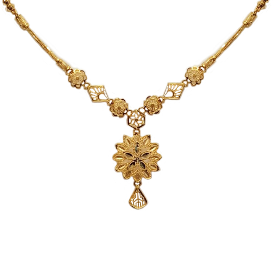 GUINEA 22k GOLD NECKLACE SET