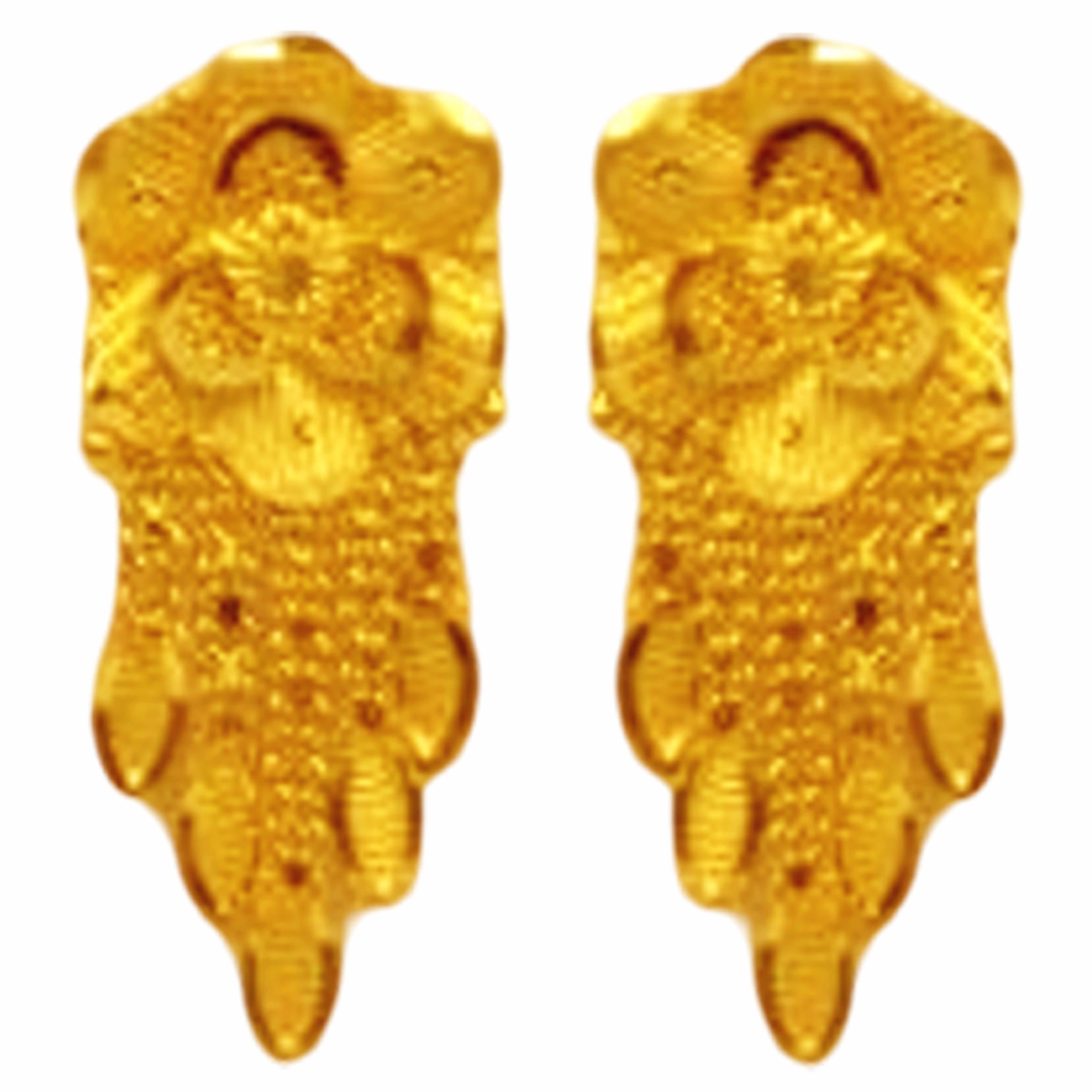 GUINEA 22k GOLD DESIGNER NECKLACE SET