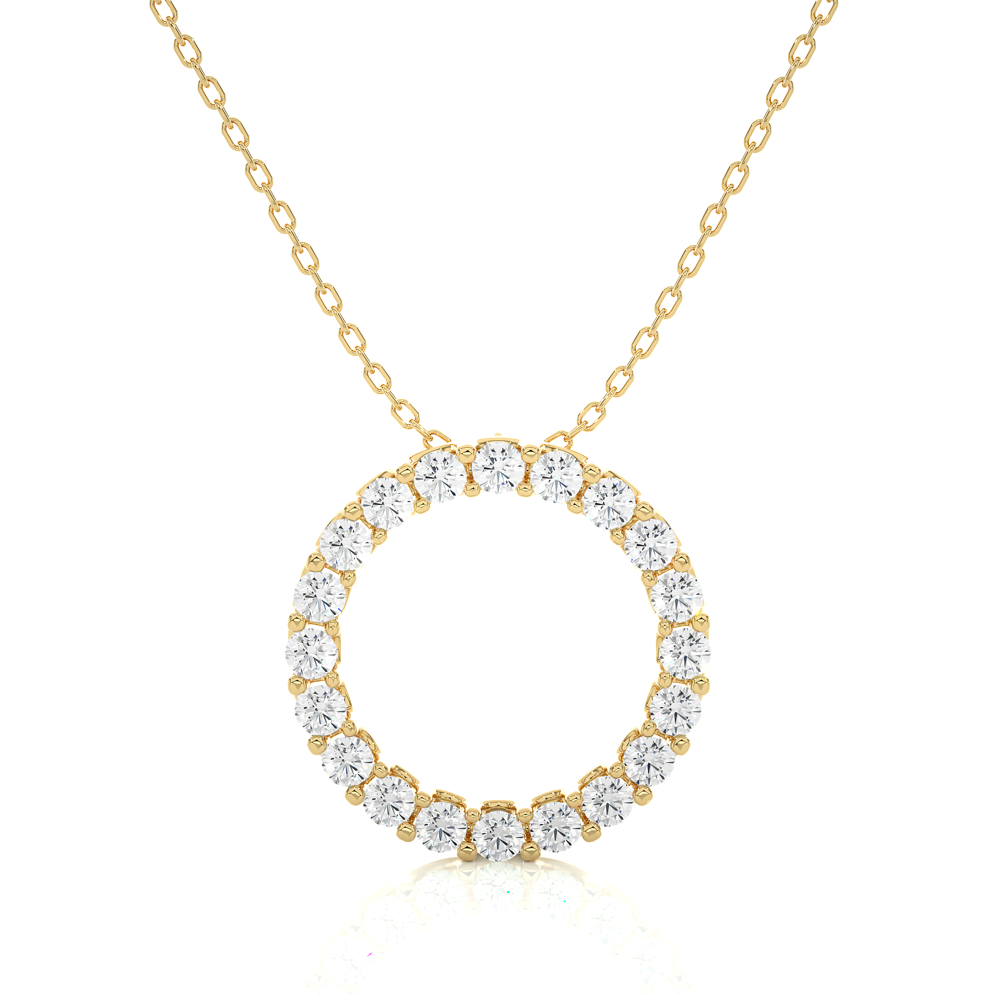 GUINEA DIAMOND PENDANT (YG)