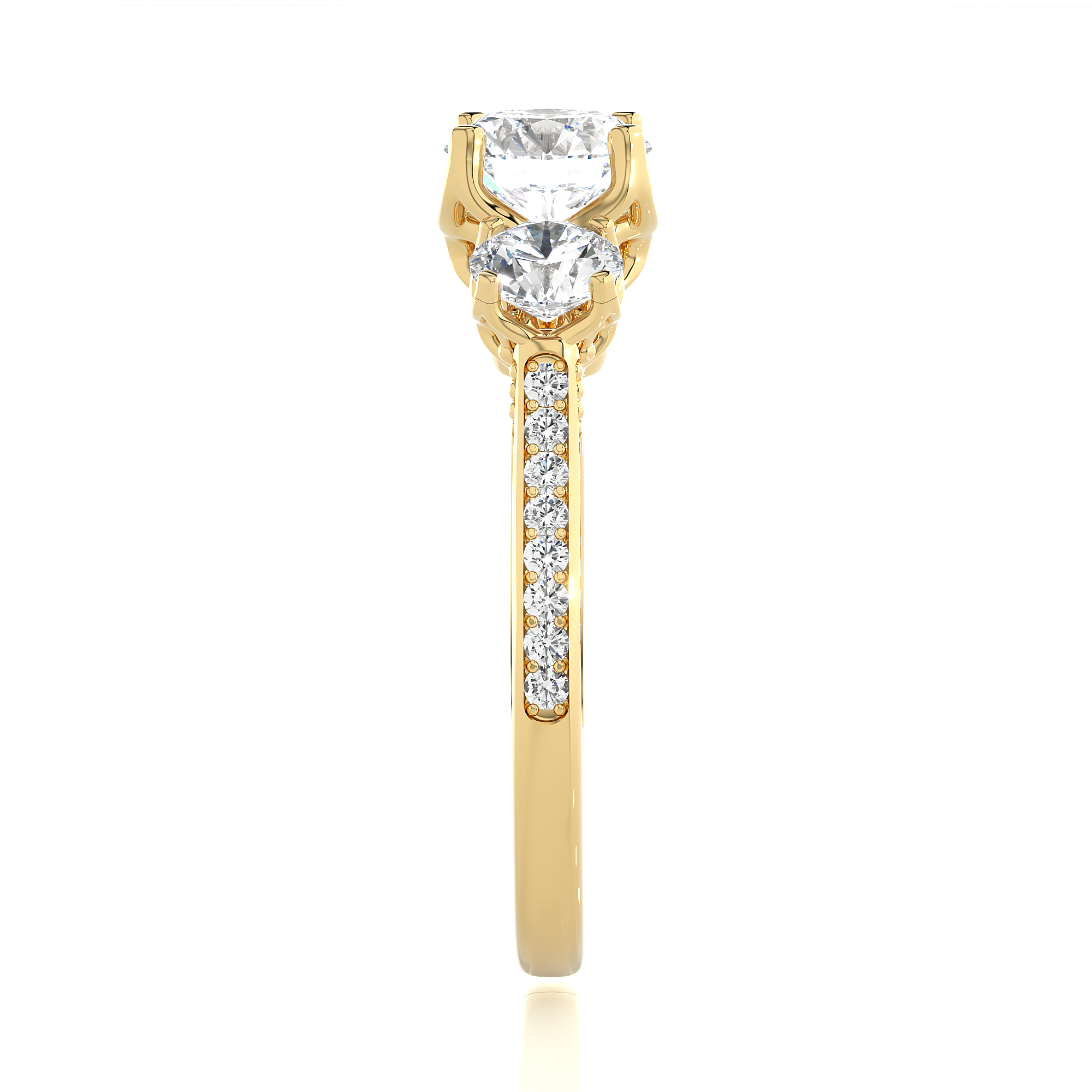 GUINEA DIAMOND RING (YG)