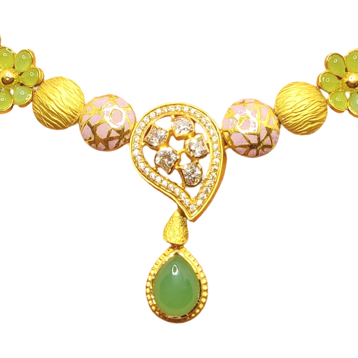 GUINEA 22k GOLD NECKLACE SET
