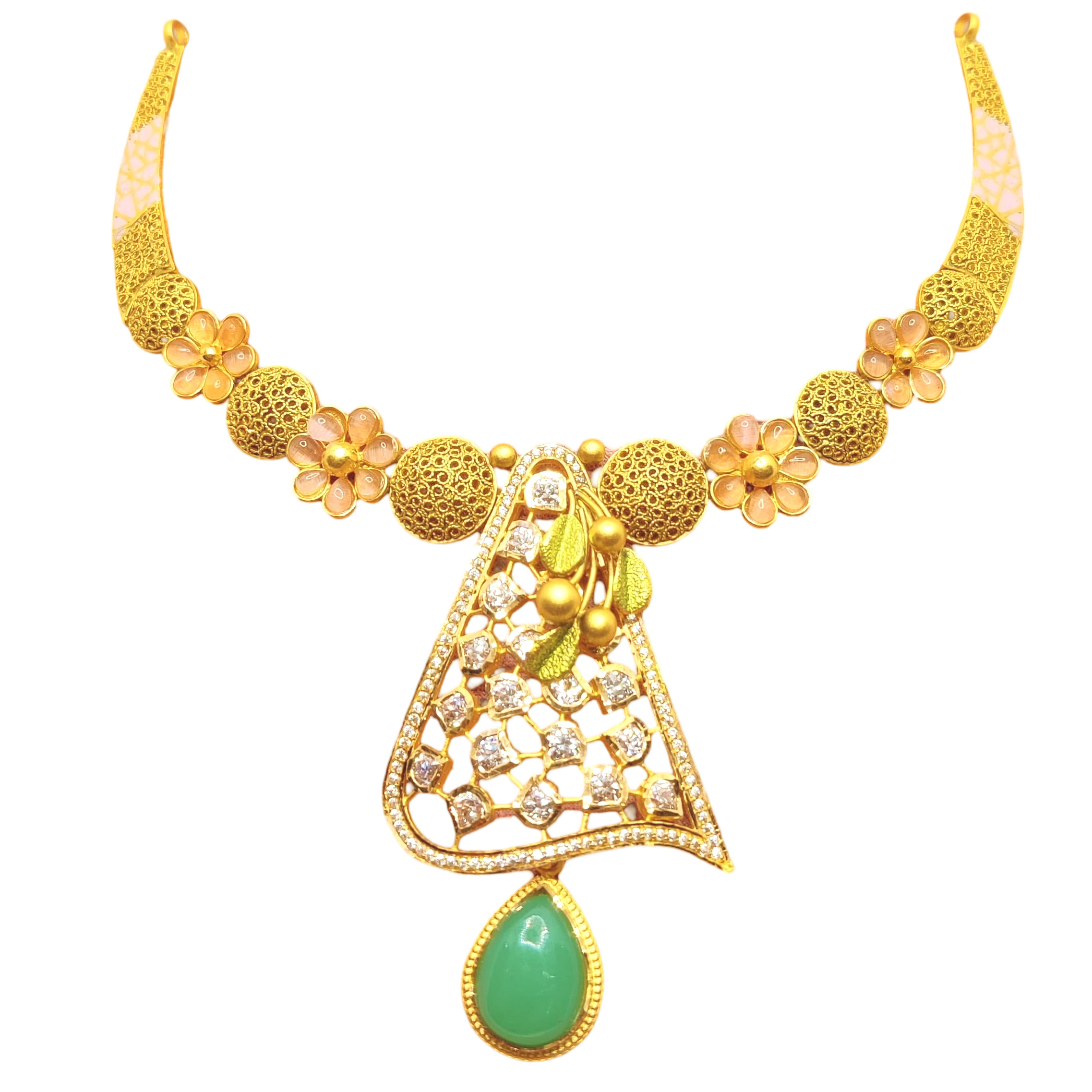 GUINEA 22k GOLD NECKLACE SET