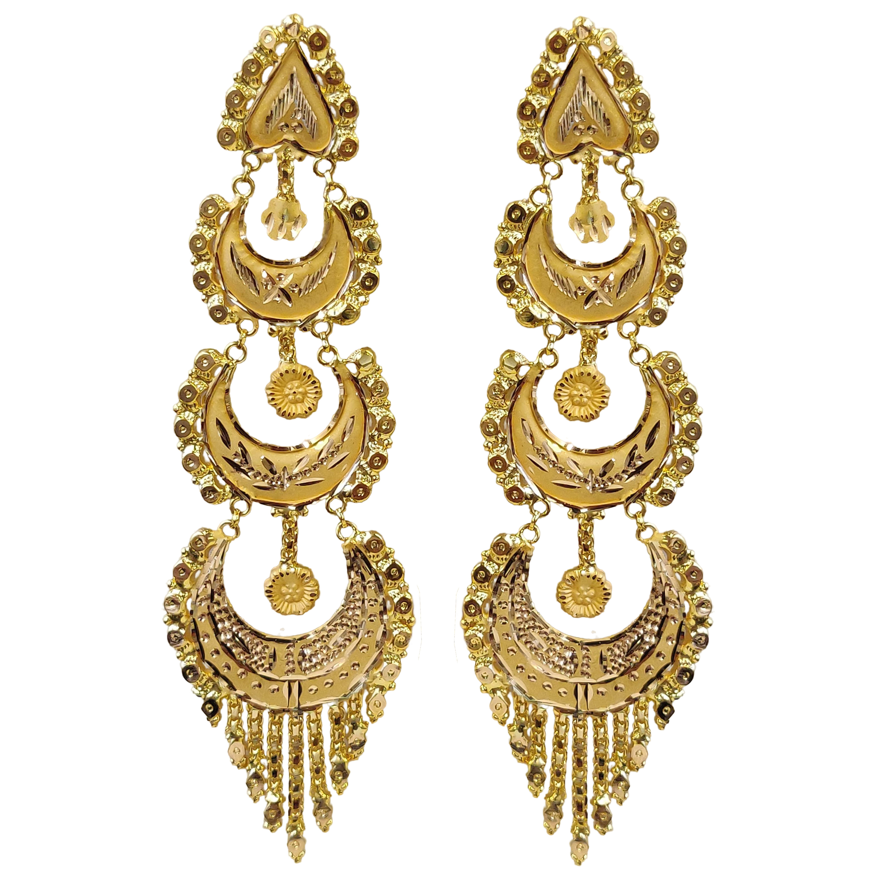 GUINEA 22K GOLD EXCLUSIVE JHUMKA FOR WOMEN AND GIRLS