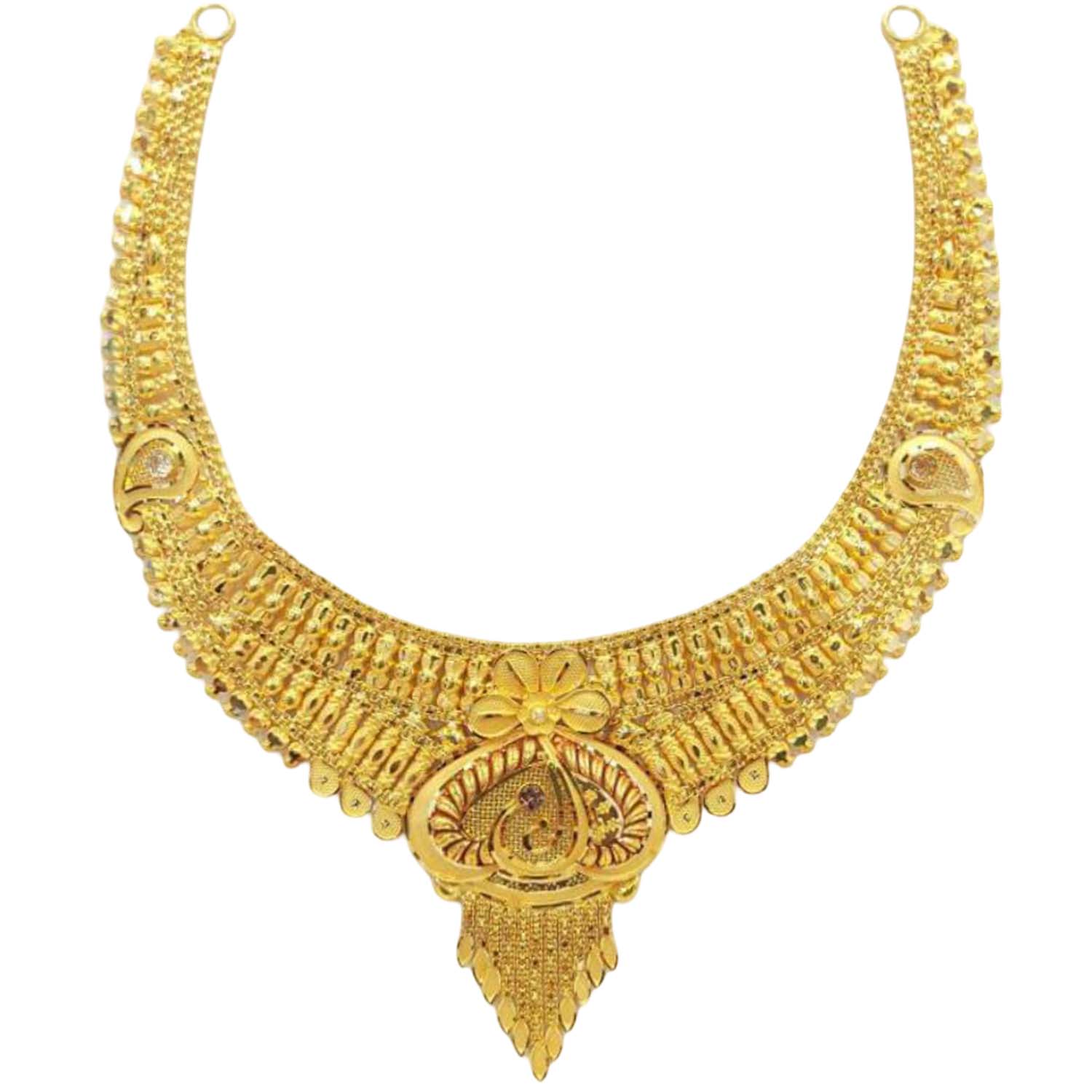 GUINEA 22k GOLD TRADITIONAL NECKLACE SET