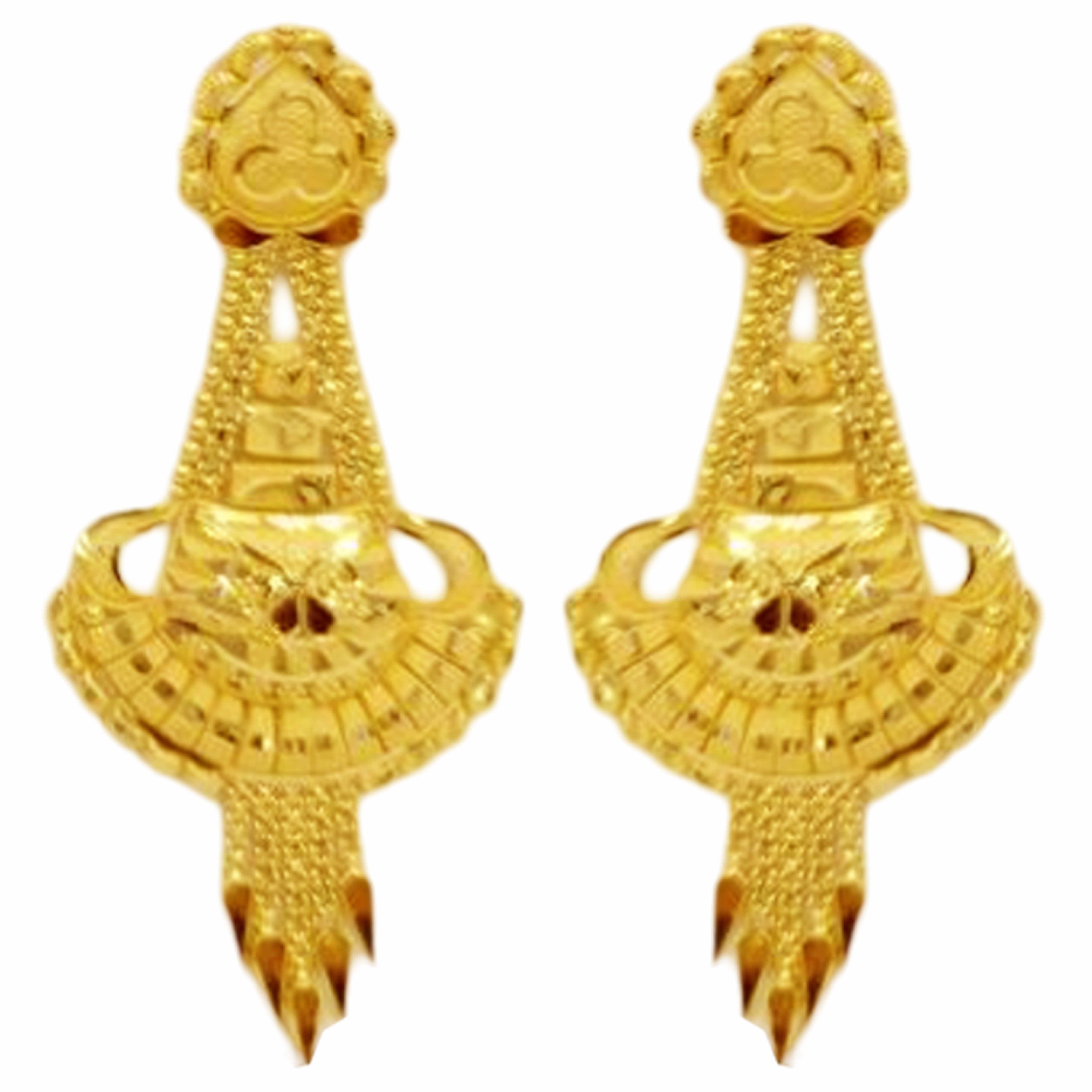 GUINEA 22k GOLD DESIGNER NECKLACE SET