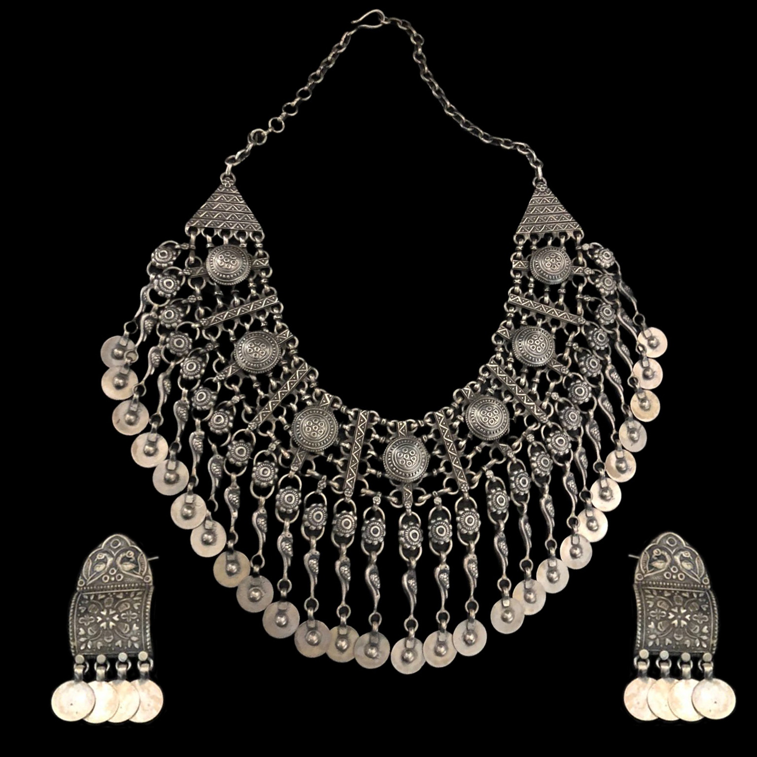 Guinea Silver Necklace Set (Fixed Rate)
