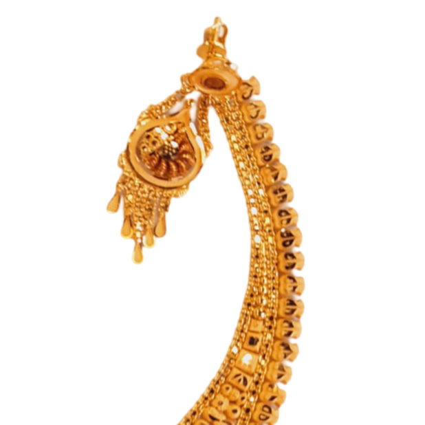 GUINEA 22k GOLD DESIGNER NECKLACE