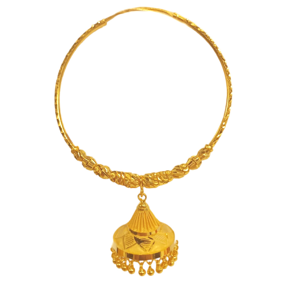GUINEA 22K GOLD EXCLUSIVE  BALI JHUMKA FOR WOMEN AND GIRLS