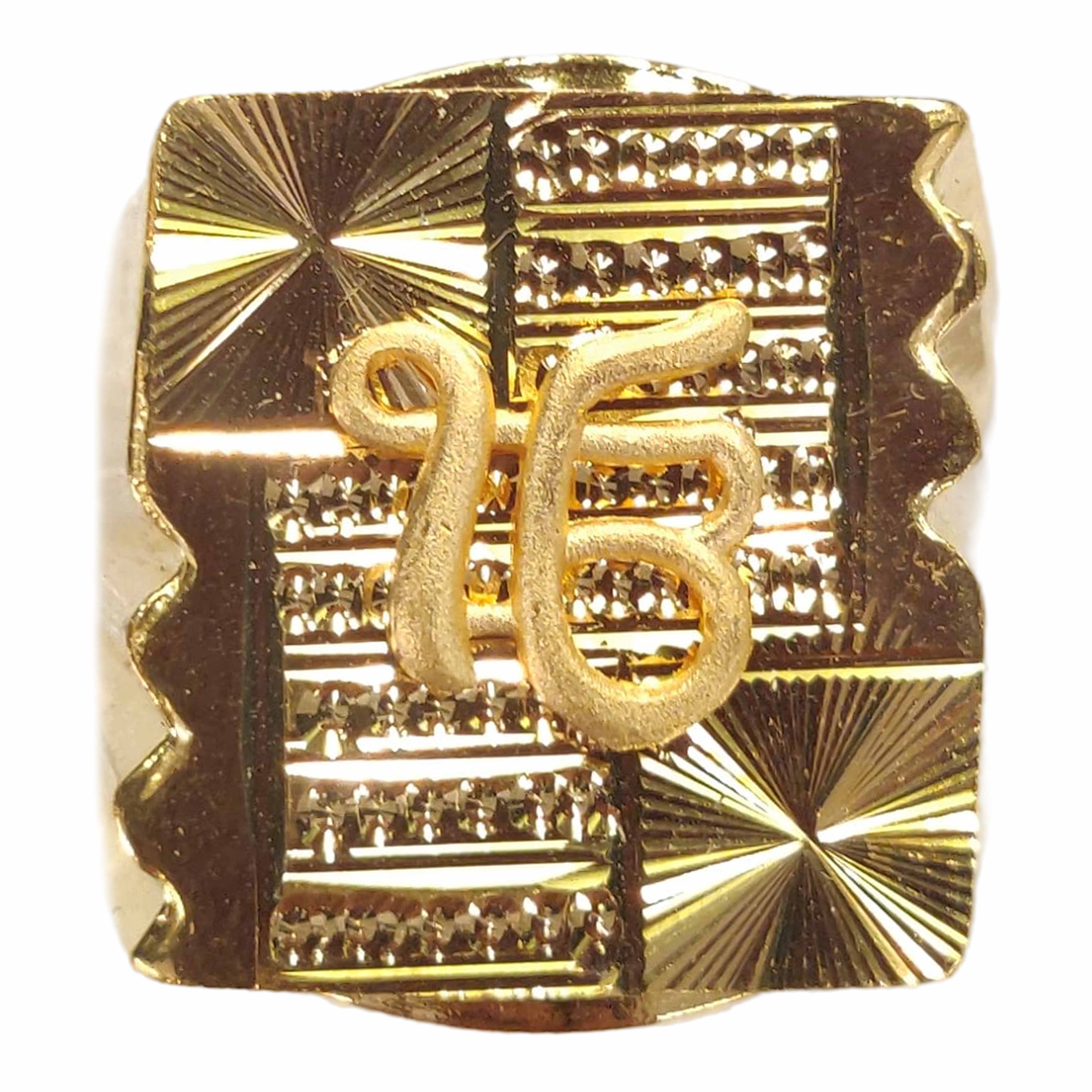 GUINEA 22k GOLD GENTS RING Guinea The Hallmark Jewellers