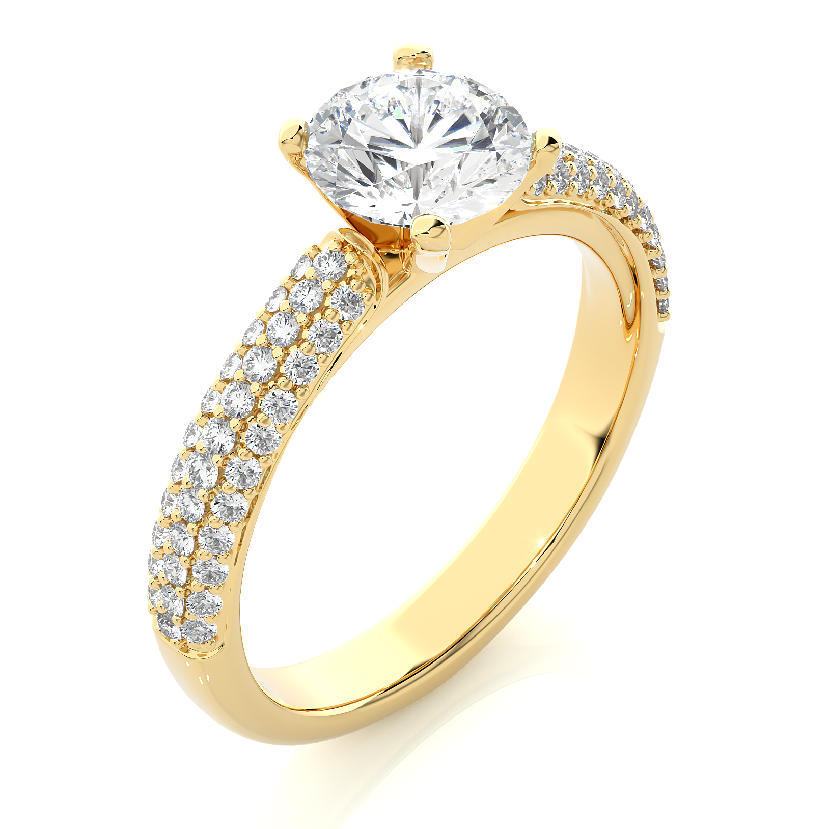 GUINEA DIAMOND RING (YG)