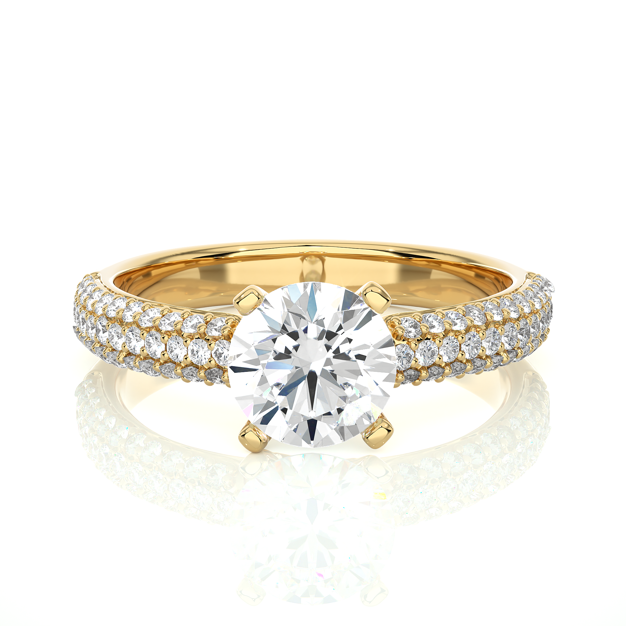 GUINEA DIAMOND RING (YG)