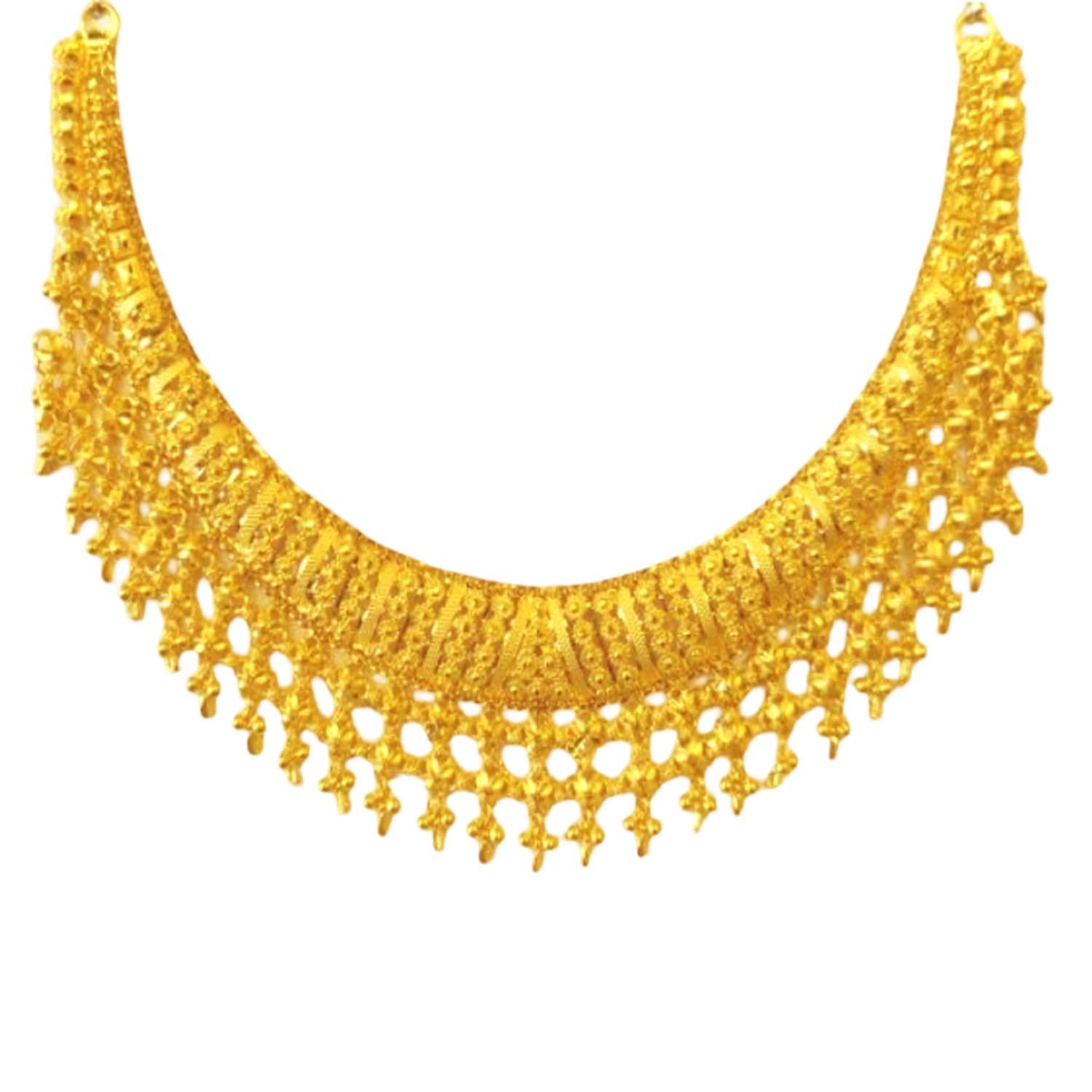 GUINEA 22k GOLD TRADITIONAL NECKLACE SET