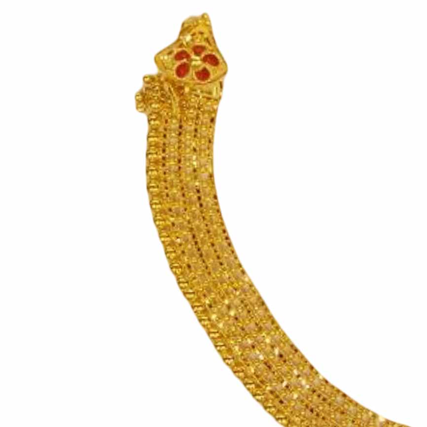 GUINEA 22k GOLD DESIGNER NECKLACE SET