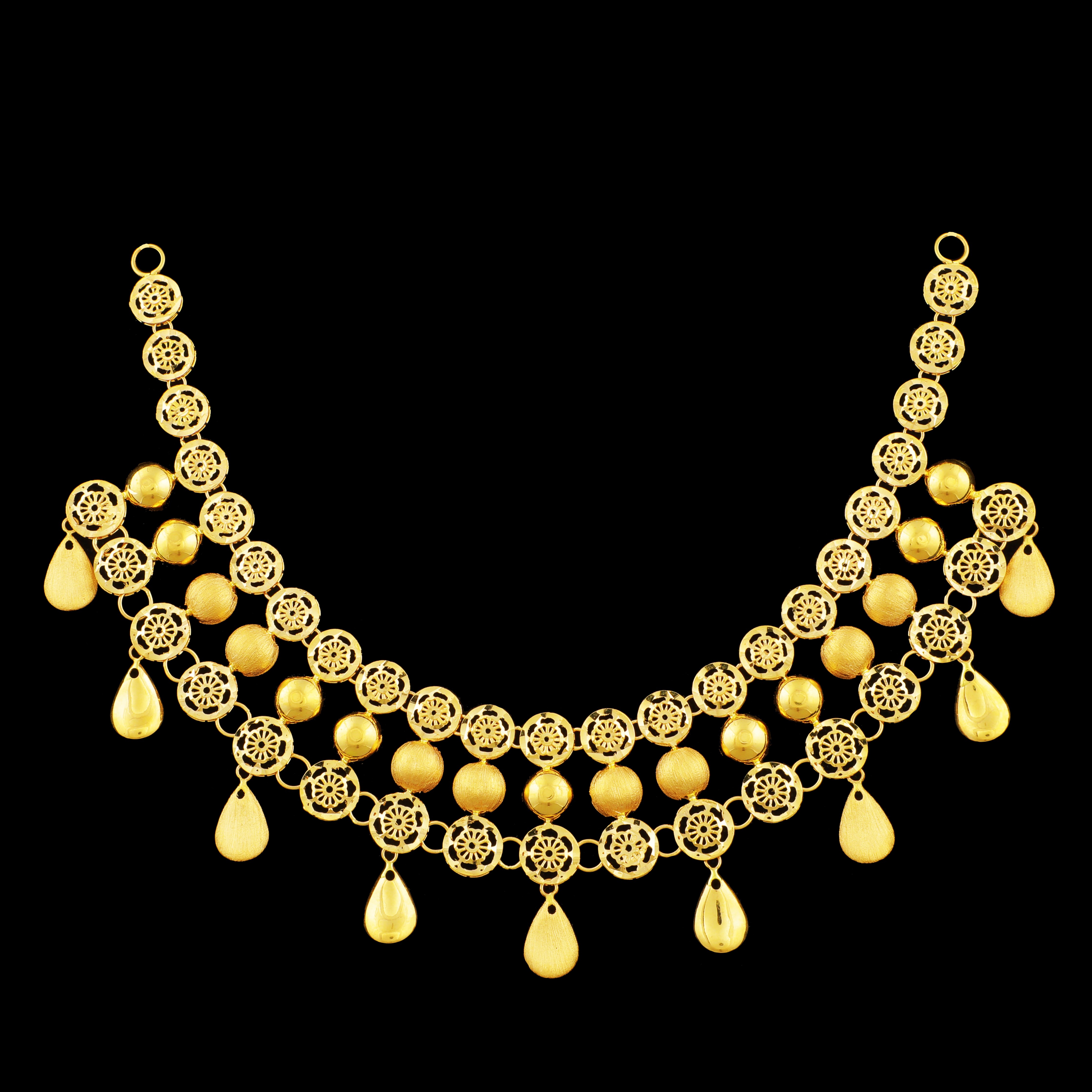 GUINEA GOLD NECKLACE SET