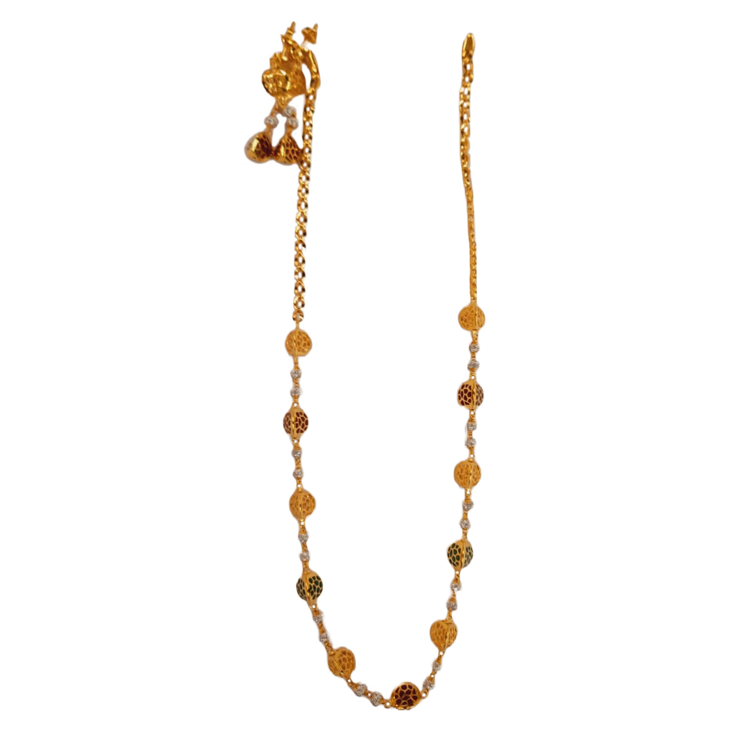 Guinea 22k Light Weight Gold Necklace Set