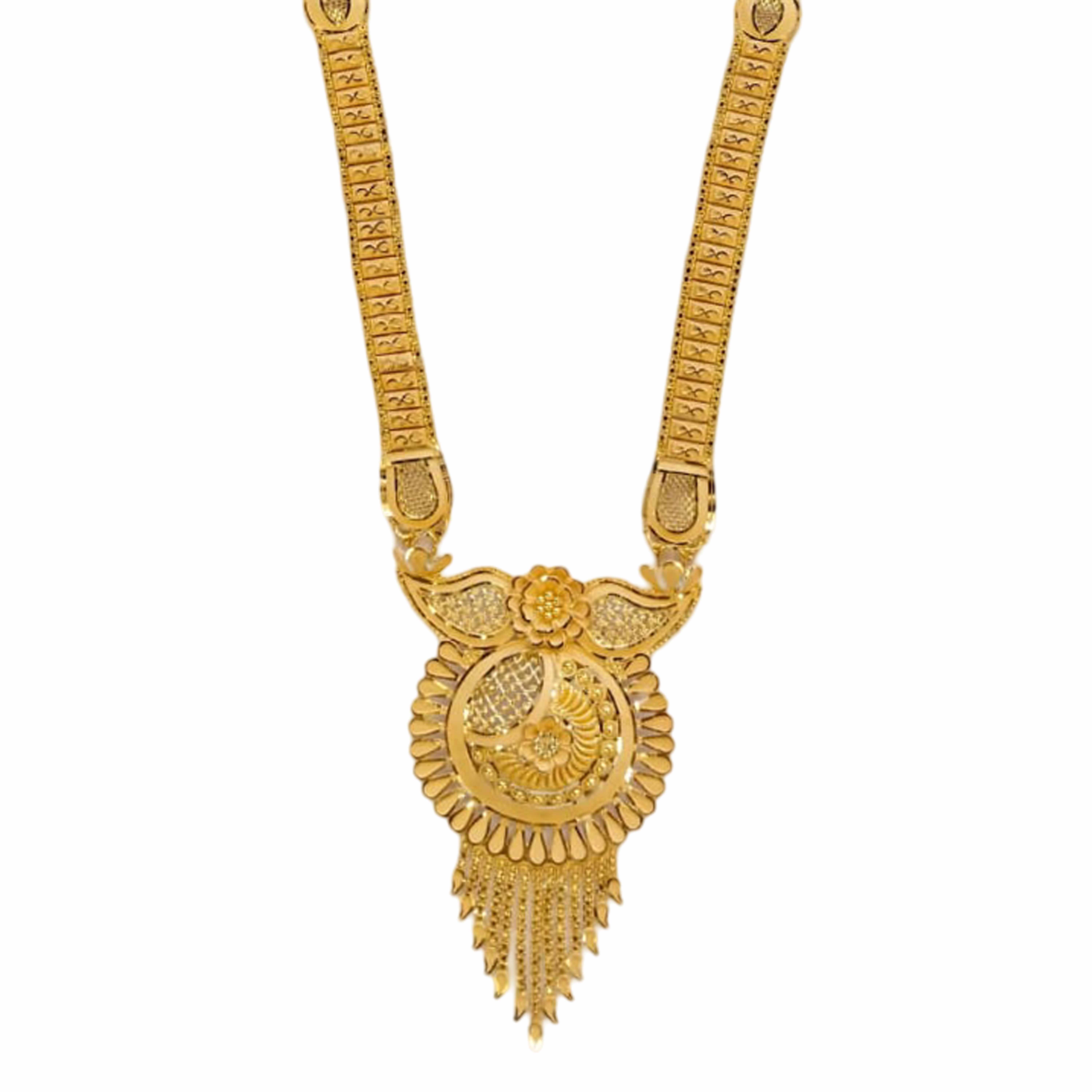 GUINEA 22k GOLD DESIGNER NECKLACE SET