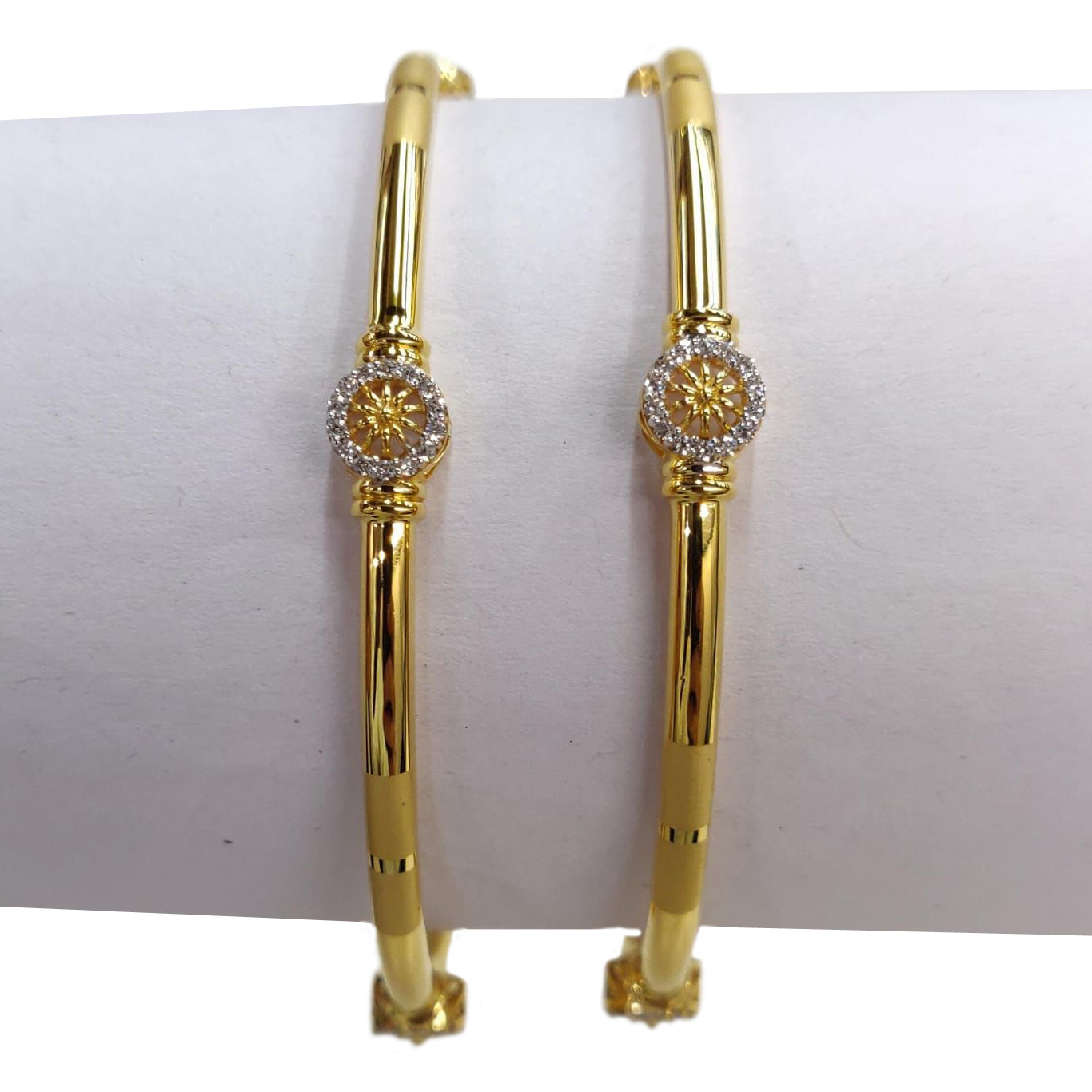 Guinea 22k Gold Traditional Casual Party Wedding Wear Original Hand Work Bangles