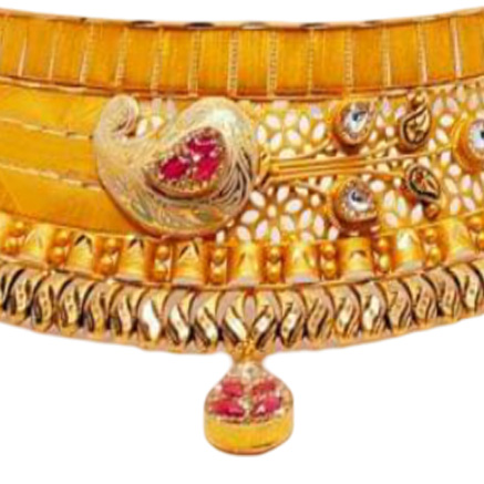 GUINEA 22k GOLD TRADITIONAL CHOKER SET FOR PARTY AND WEDDING WEAR