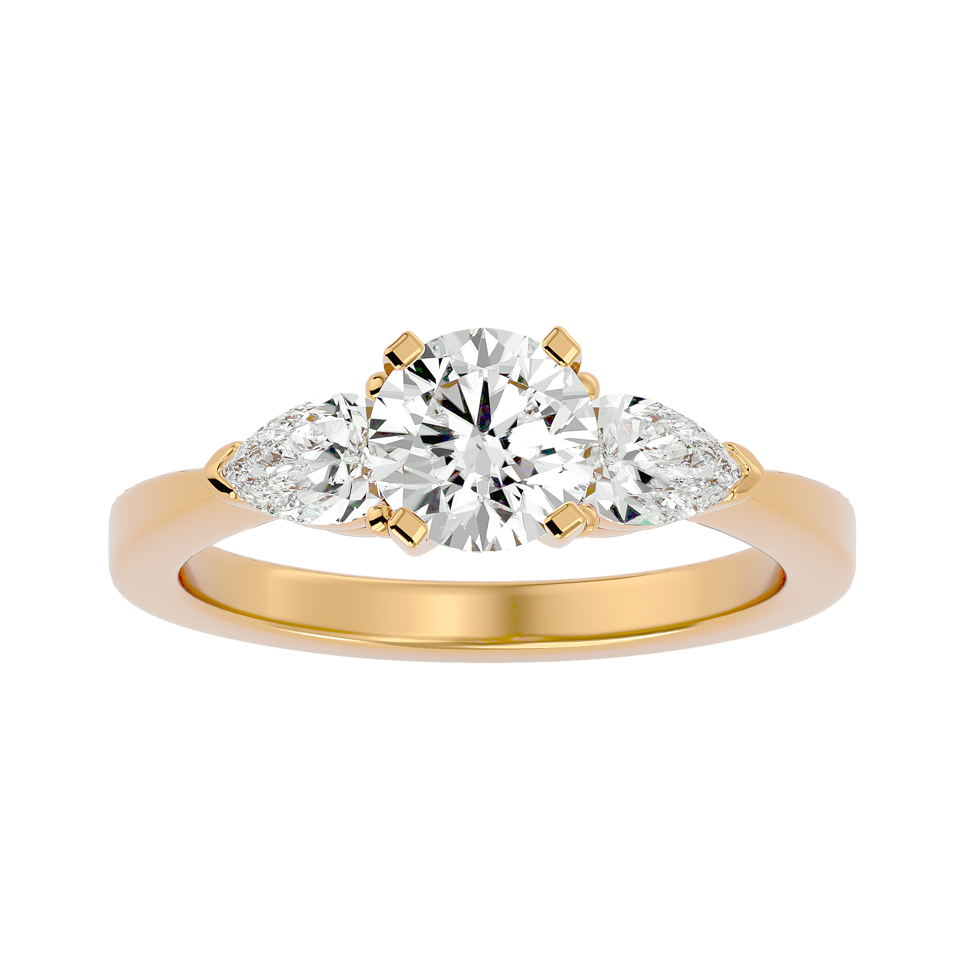 GUINEA DIAMOND RING (YG)