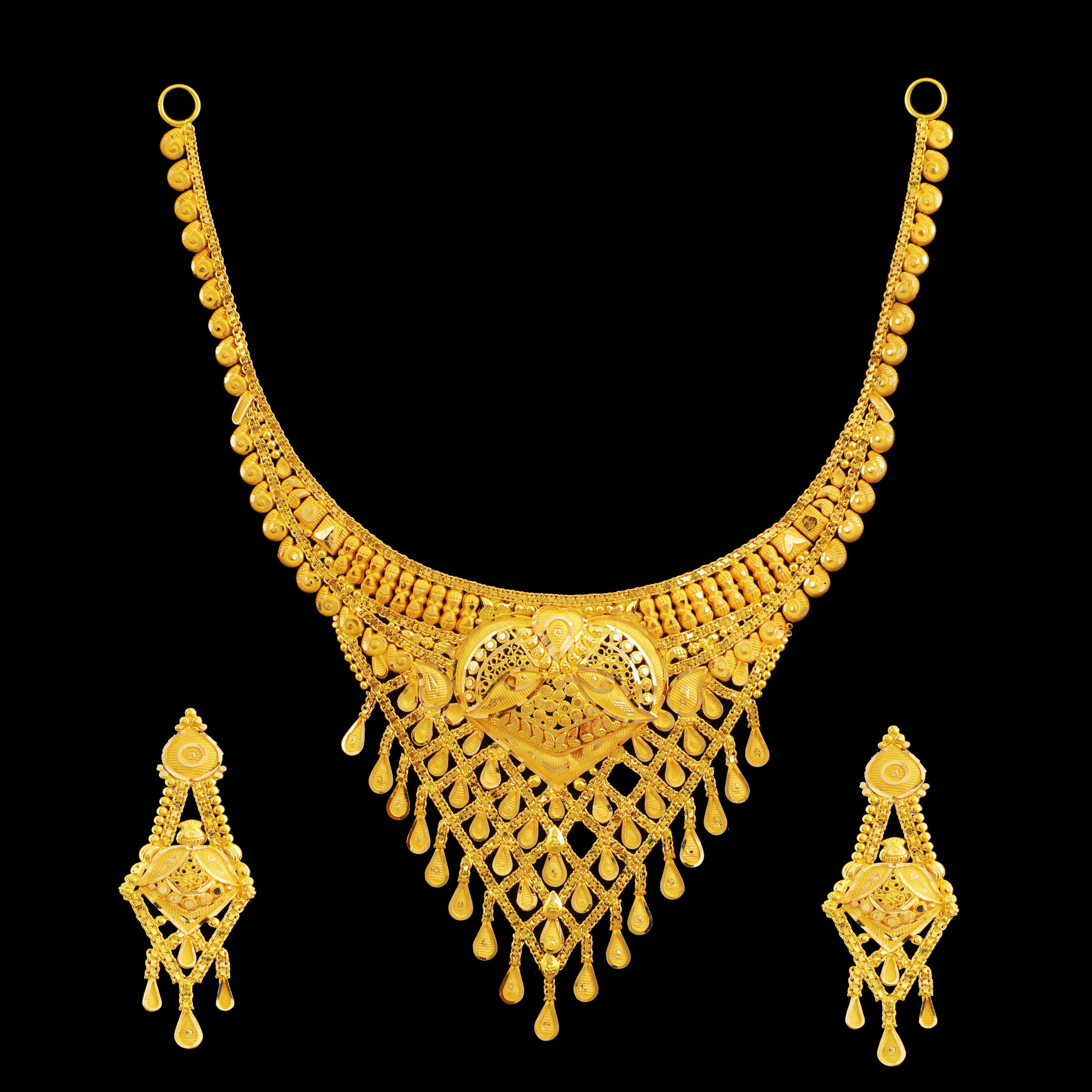 GUINEA GOLD NECKLACE SET