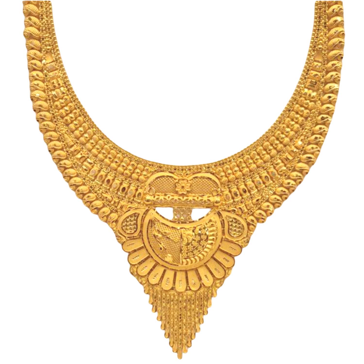 GUINEA 22k GOLD TRADITIONAL NECKLACE SET