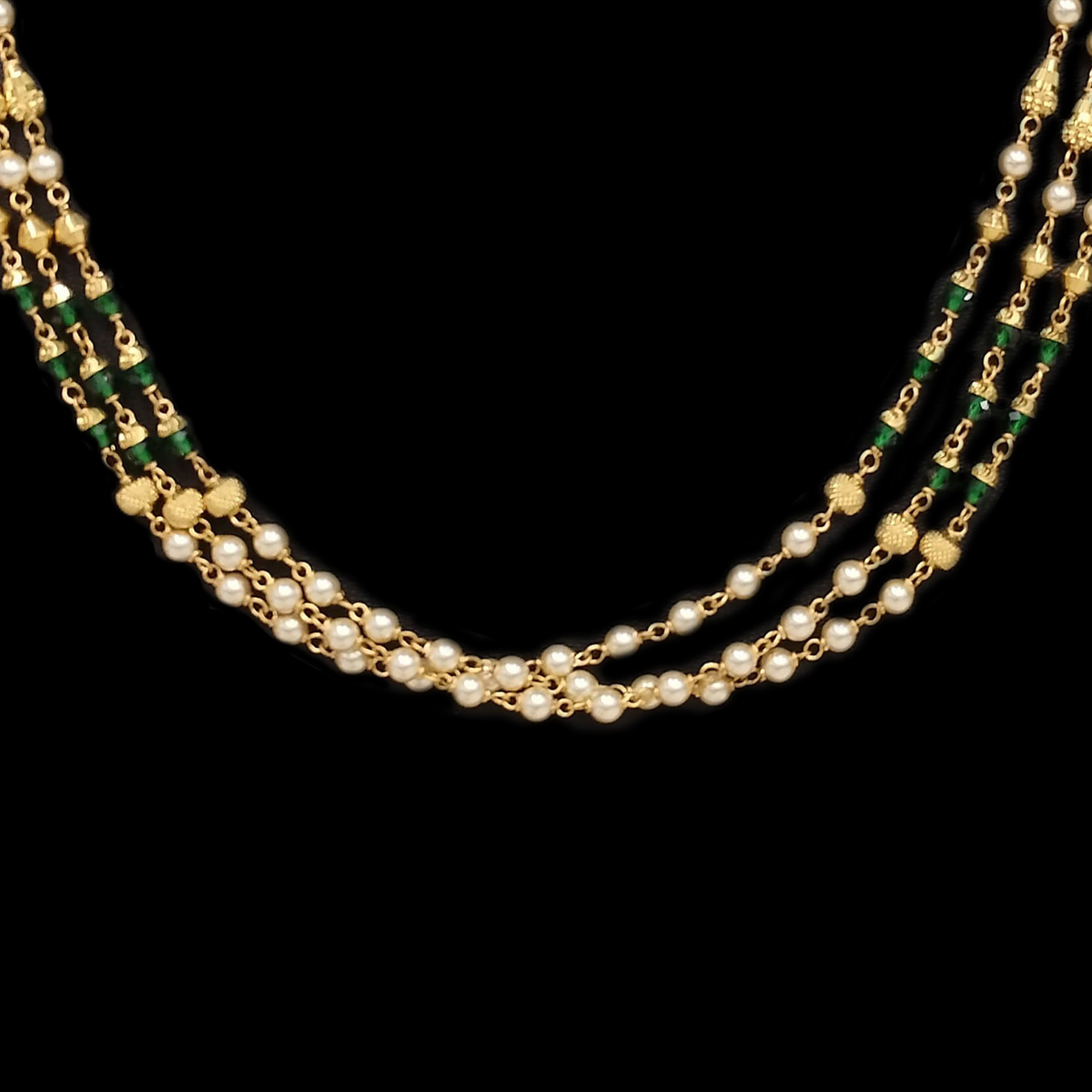 Guinea 22k Light Weight Gold Necklace Set
