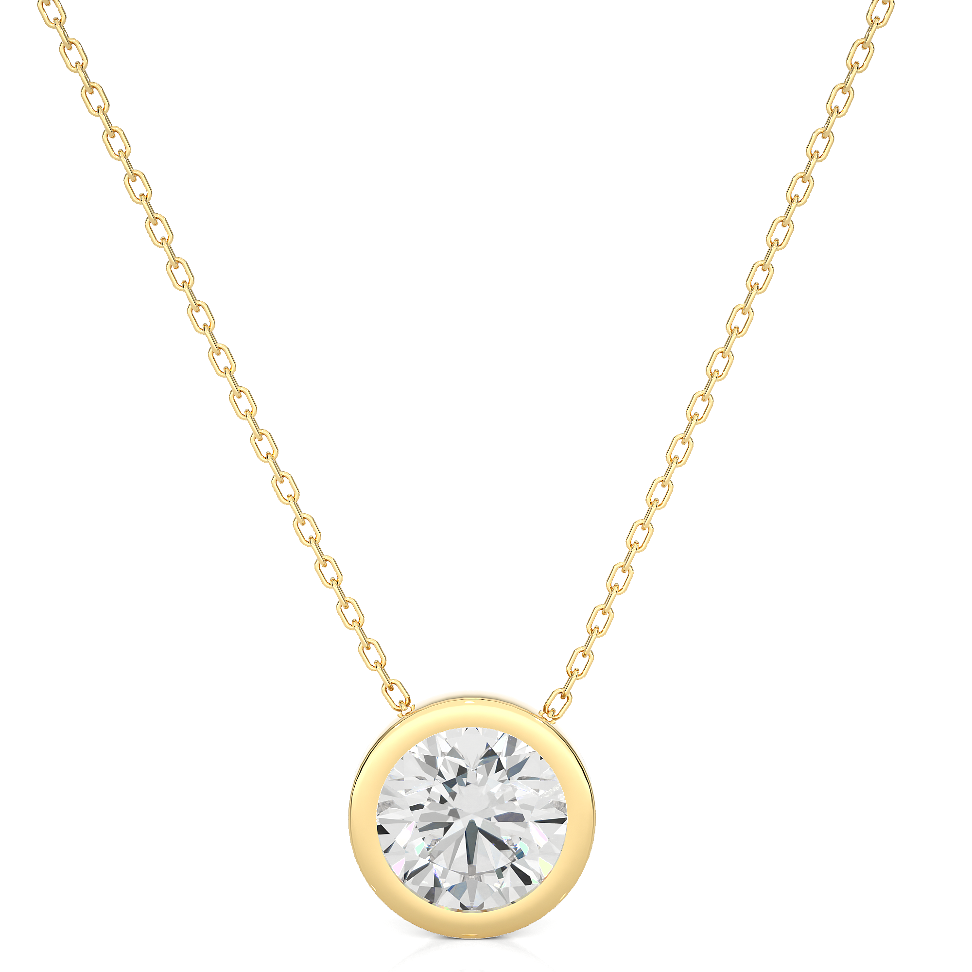 GUINEA DIAMOND PENDANT (YG)