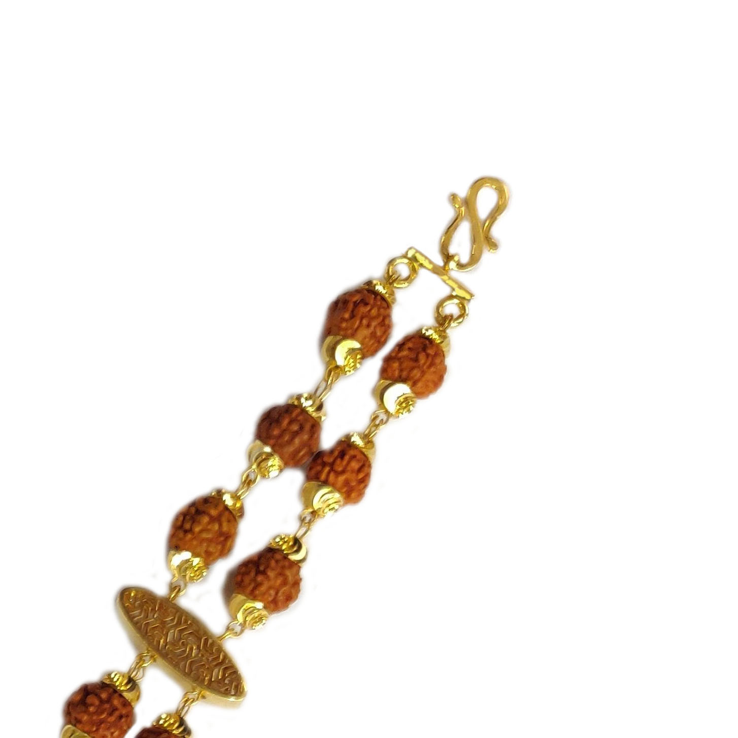 GUINEA 22K Gold Modern Rudraksha Bracelet
