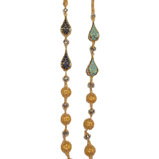 GUINEA 18k GOLD DESIGNER NECKLACE SET
