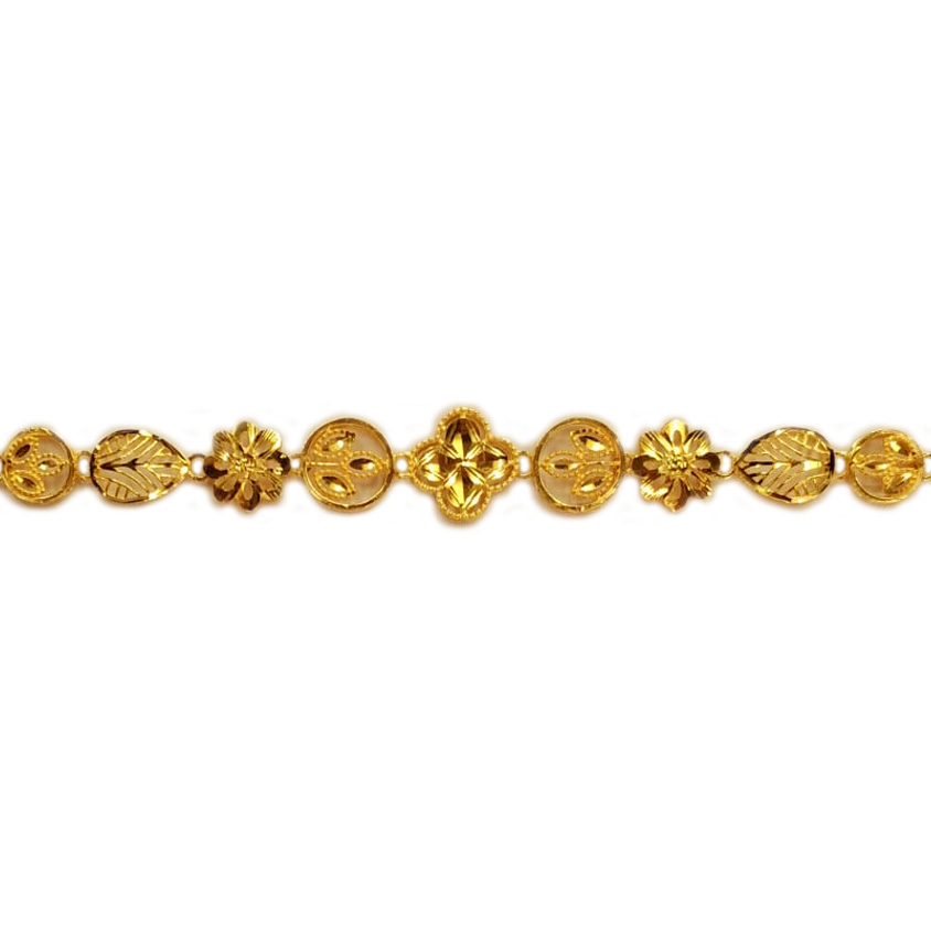 GUINEA 22K FANCY GOLD BRACELETS FOR WOMEN & GIRLS