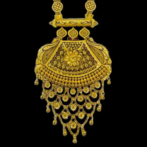 Fancy Double Kunda Locket Double Kunda Ka Mangalsutra Kunda Gold