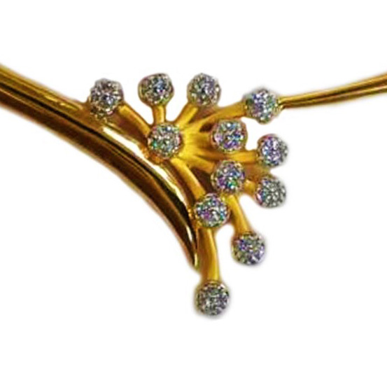 GUINEA 22k GOLD DESIGNER NECKLACE SET