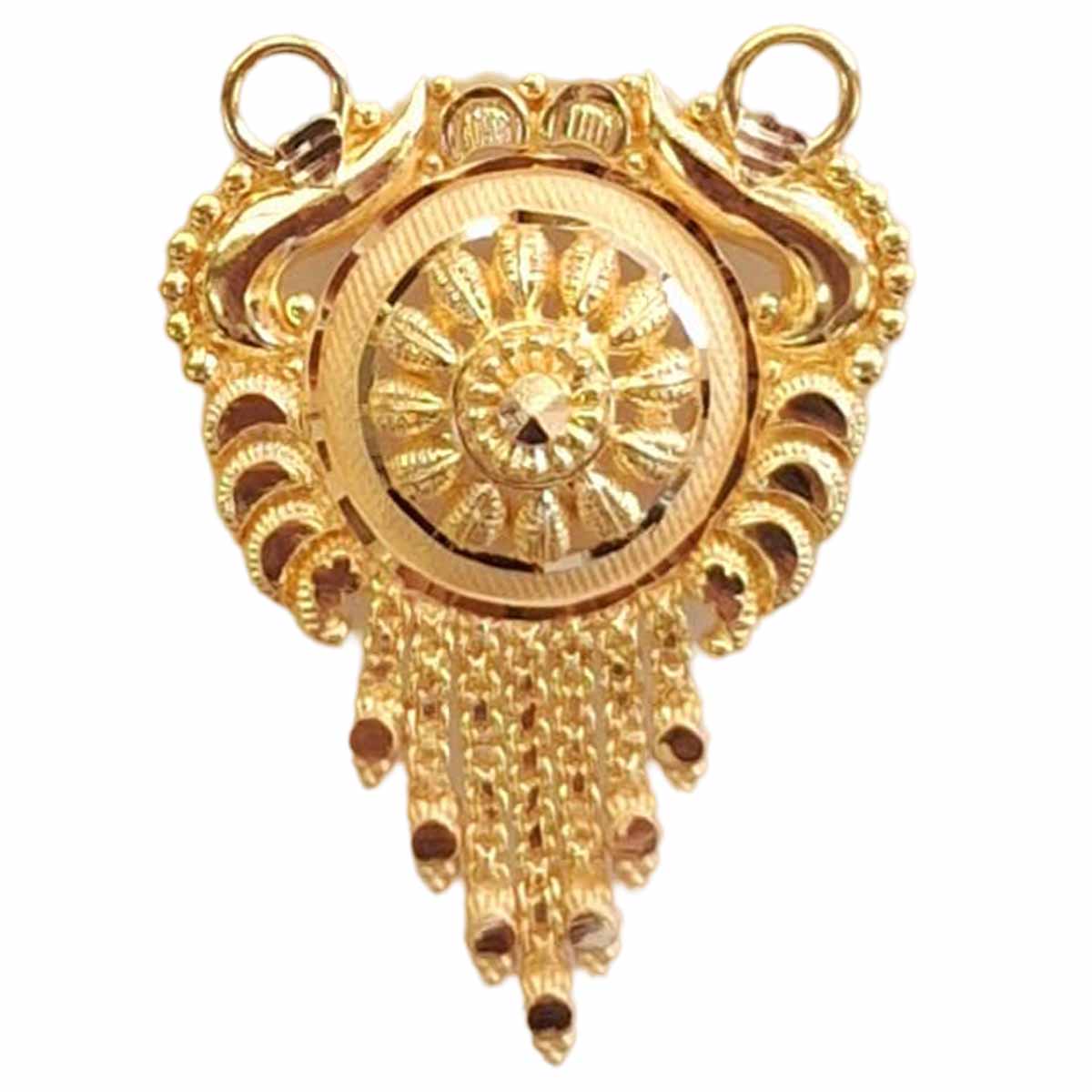 GUINEA GOLD 22k MANGALSUTRA LOCKET Guinea The Hallmark Jewellers