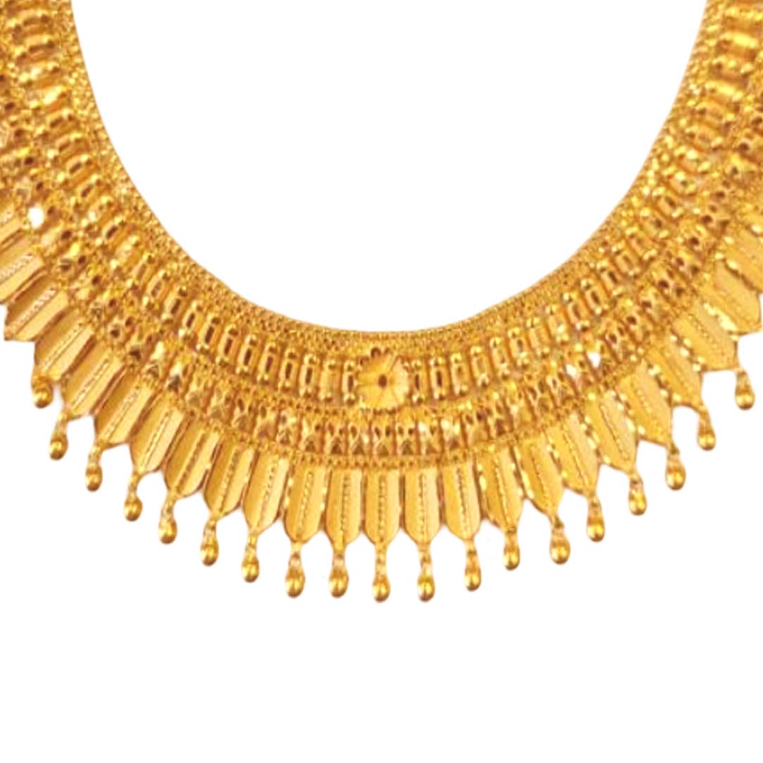 GUINEA 22k GOLD TRADITIONAL NECKLACE SET