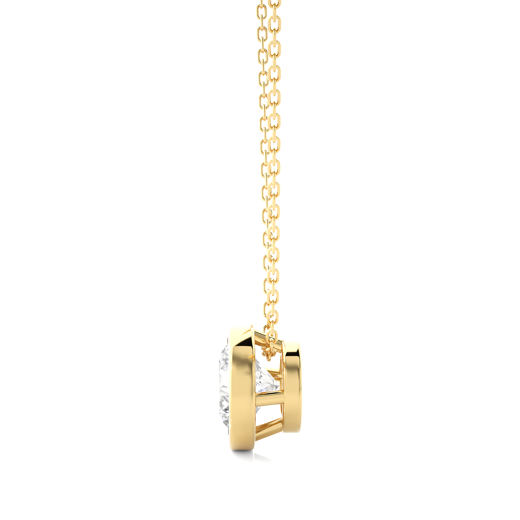 GUINEA DIAMOND PENDANT (YG)