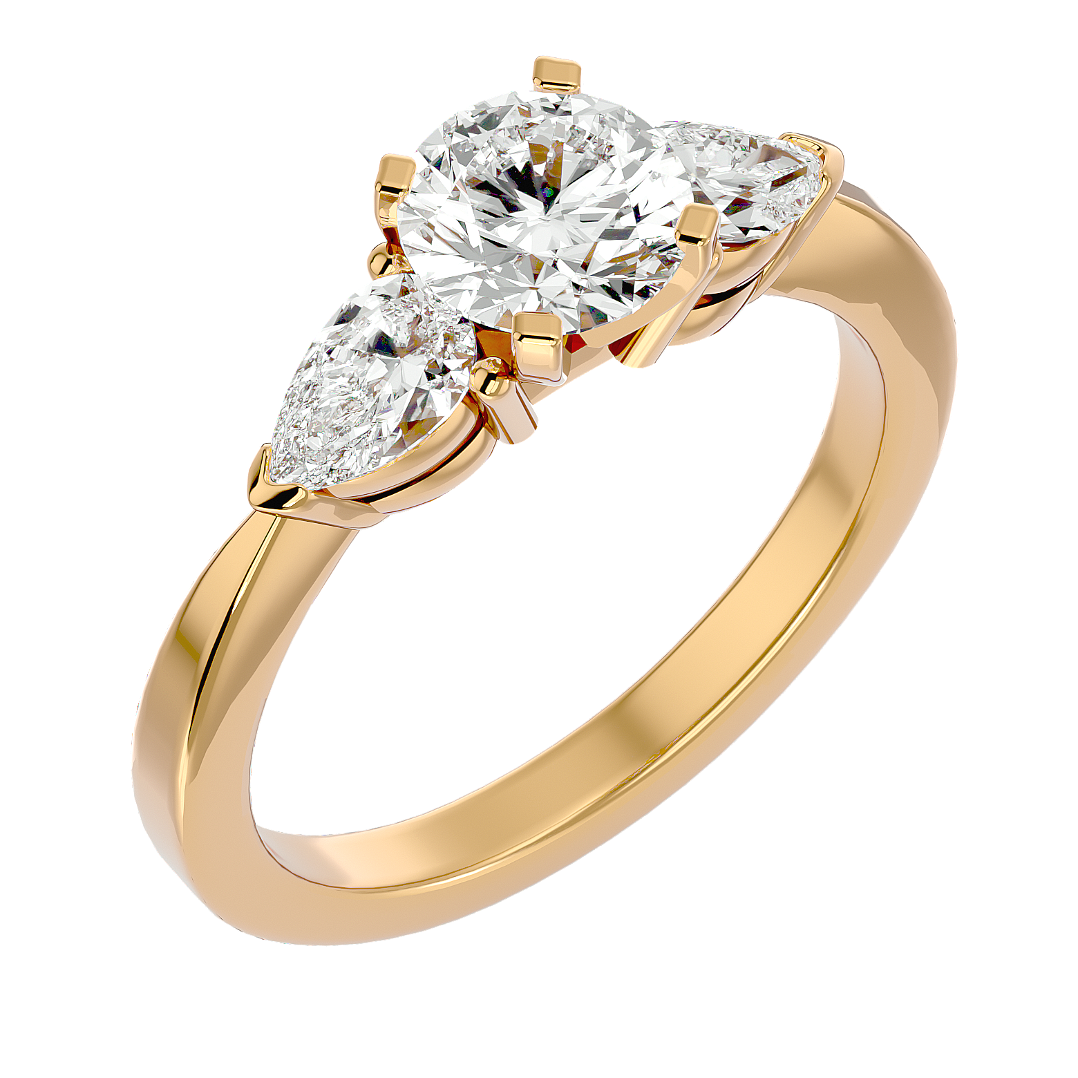 GUINEA DIAMOND RING (YG)