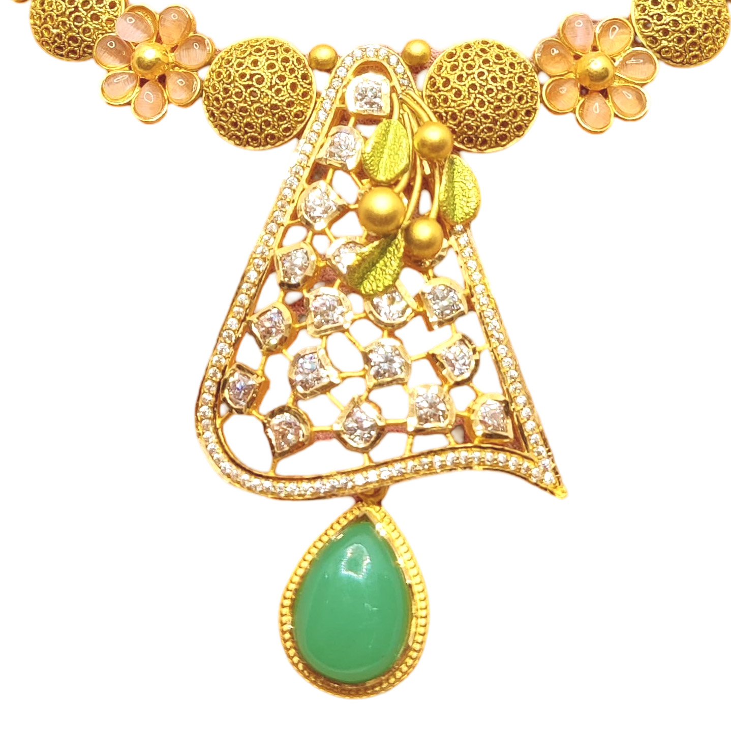 GUINEA 22k GOLD NECKLACE SET