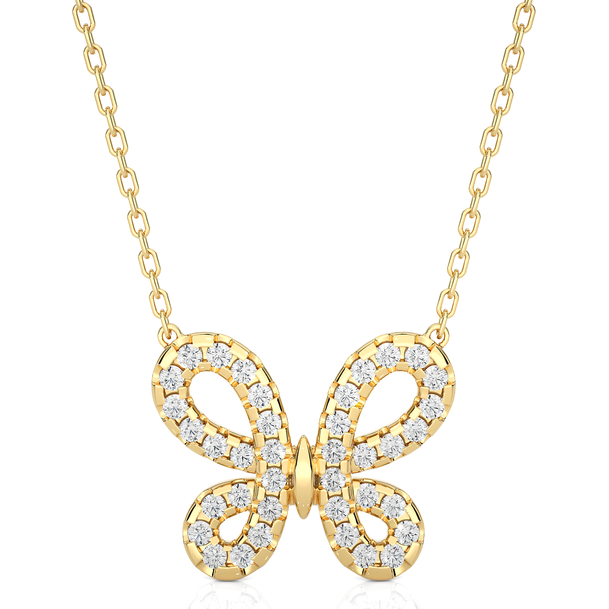 GUINEA DIAMOND PENDANT (WG)